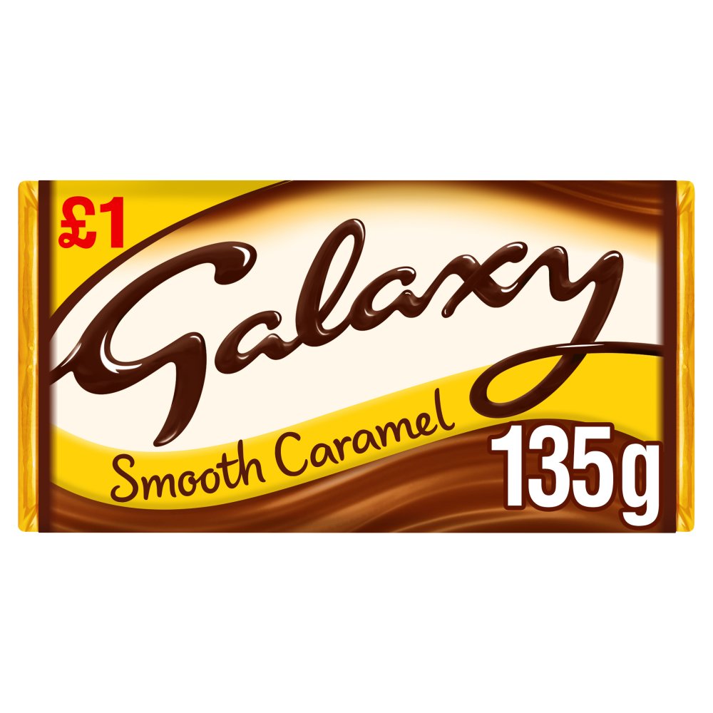 Galaxy Caramel Chocolate £1 PMP Bar 135g