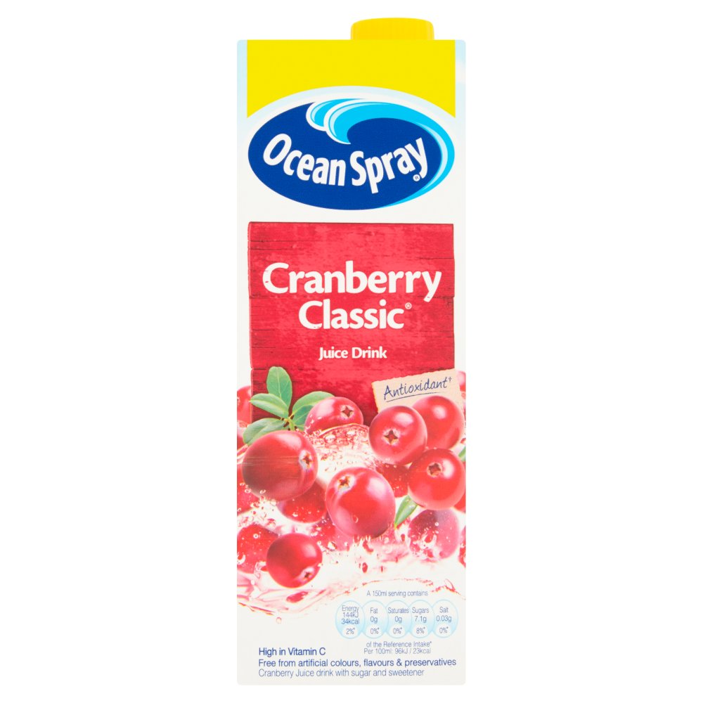 Ocean Spray Cranberry Classic Juice Drink 1L