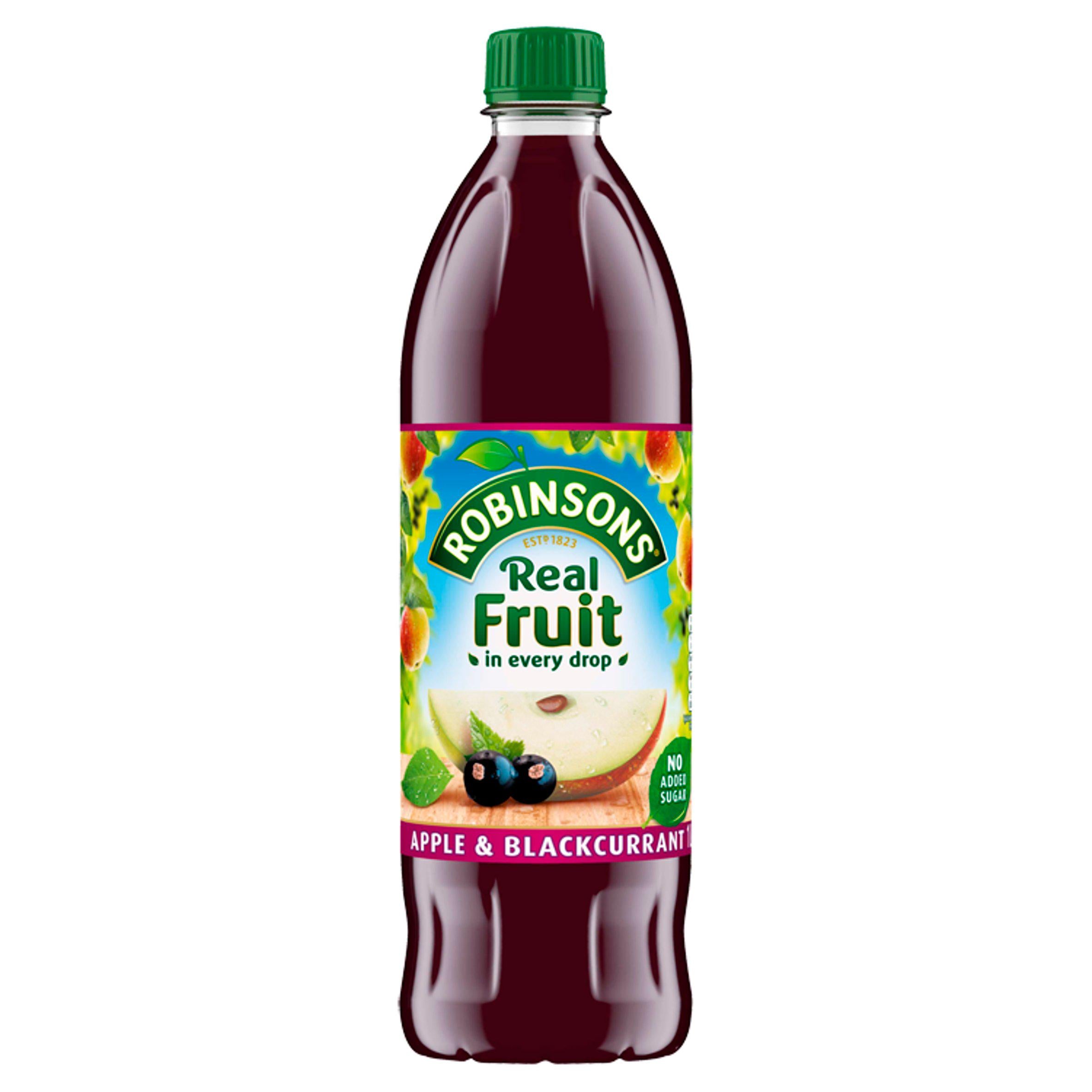 Robinsons Apple & Blackcurrant Squash No Added Sugar 1L