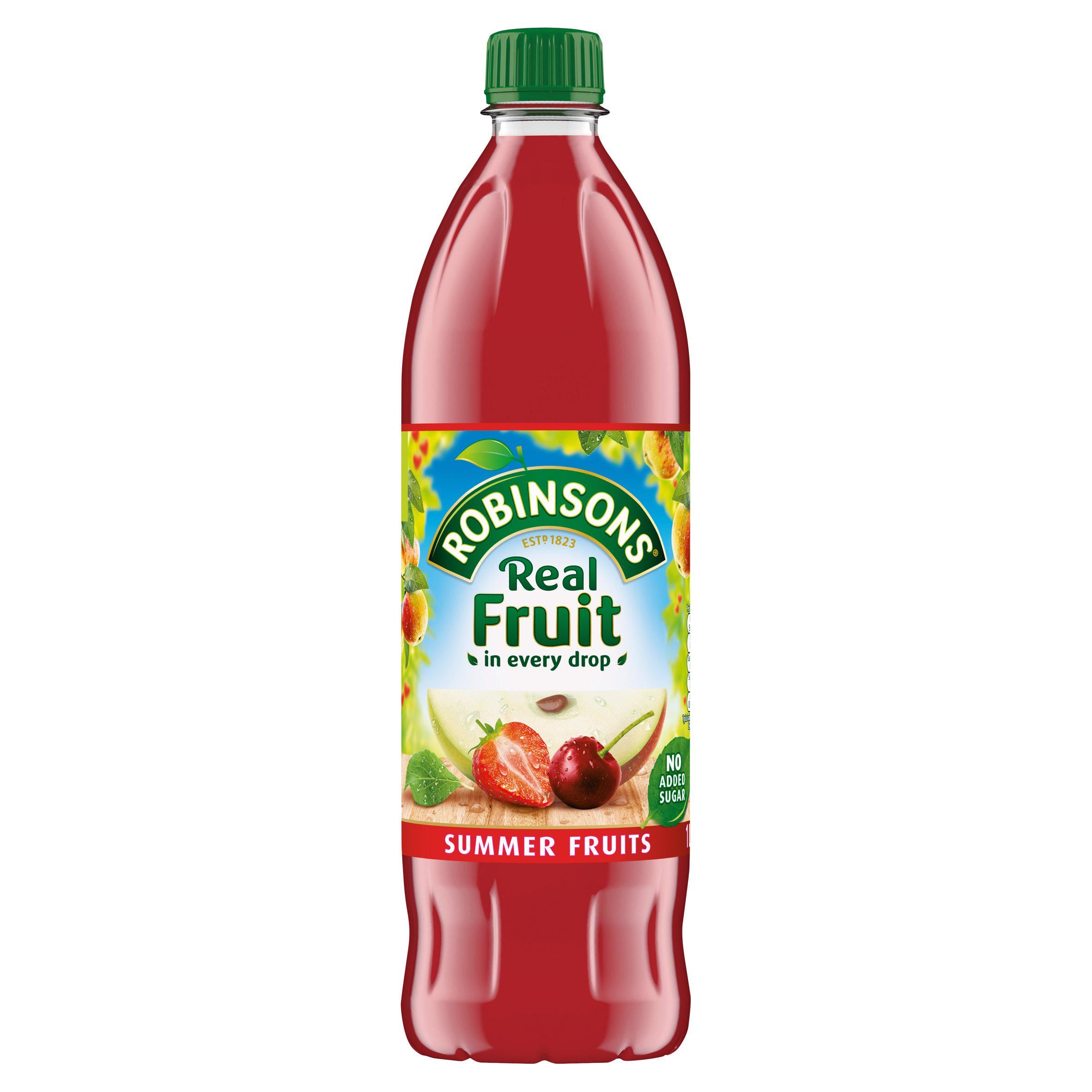 Robinsons Summer Fruits Squash No Added Sugar 1L